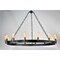 Maxim Lighting Noble 14-Light 50" Wide Black / Natural Aged Brass Chandelier 26276BKNAB - alternate 3